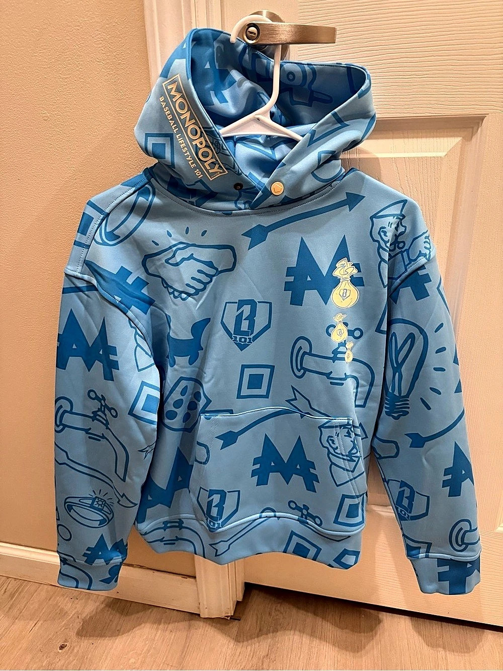 Baseball Lifestyle 101 Monopoly Hoodie YXL